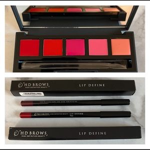 High Definition Lip palate and two pencils